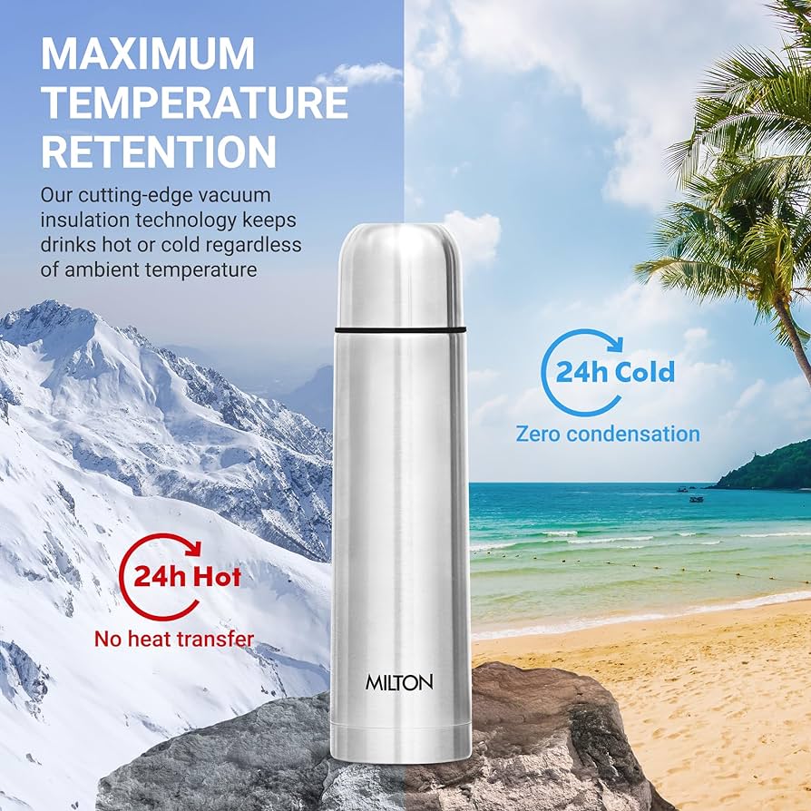 Milton Flip Lid 750ML Thermosteel 24 Hours Hot And Cold Flask