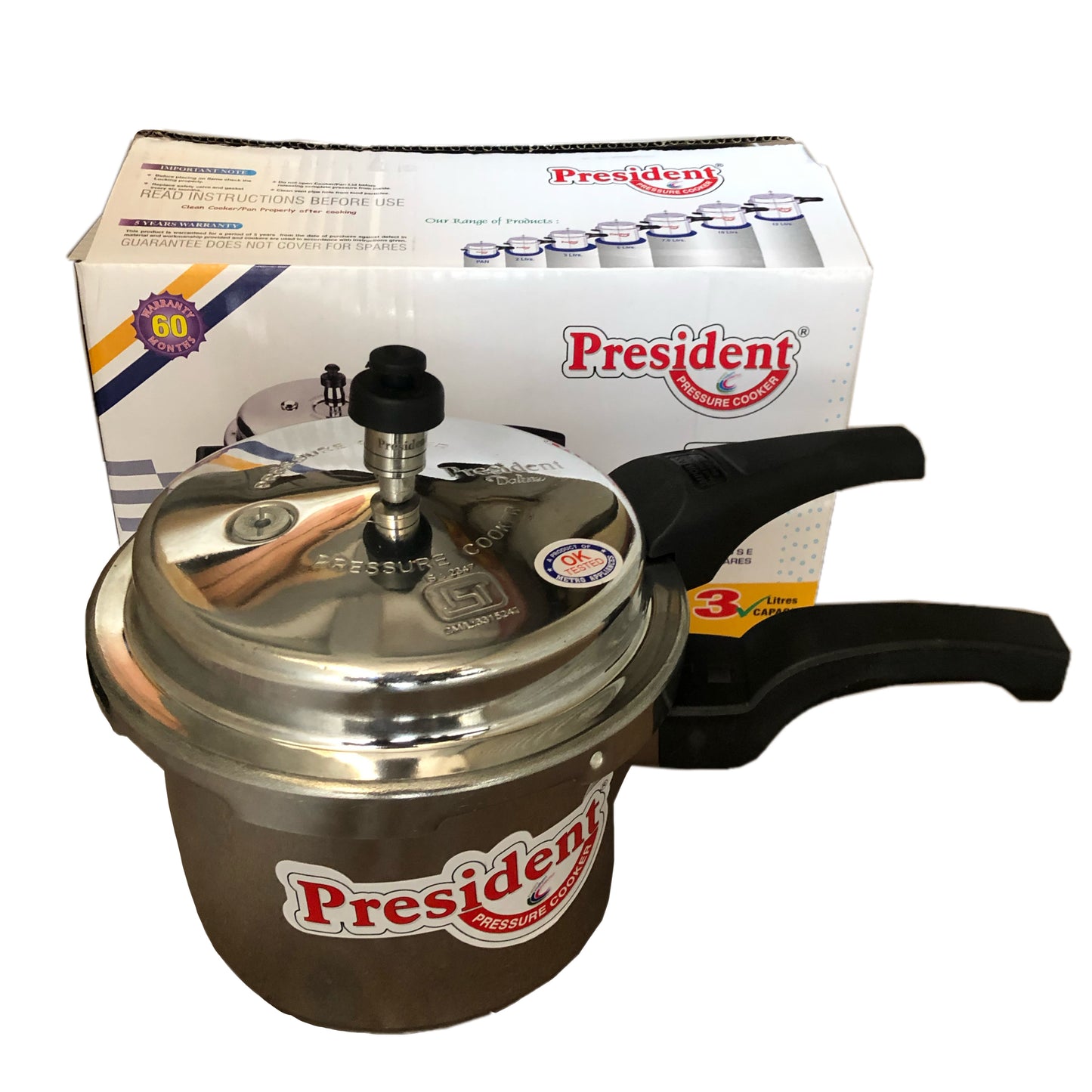 President 3L Pressure Cooker