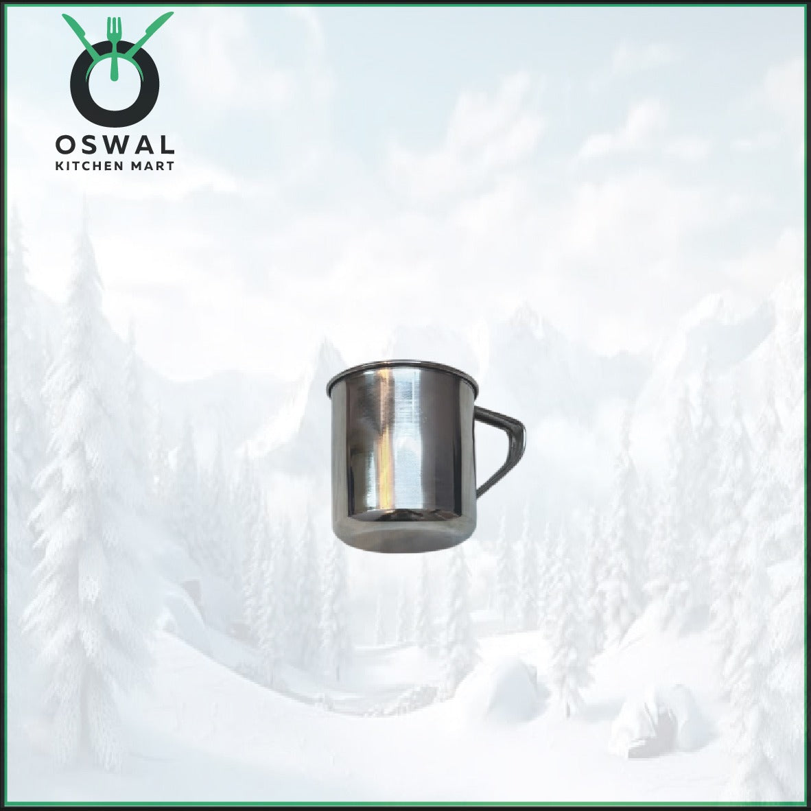 Stainless Steel Mini Mug – 220 ml (Approx) | 3 Inch Height & Diameter | Compact Steel Tea Cup| Pack of 1