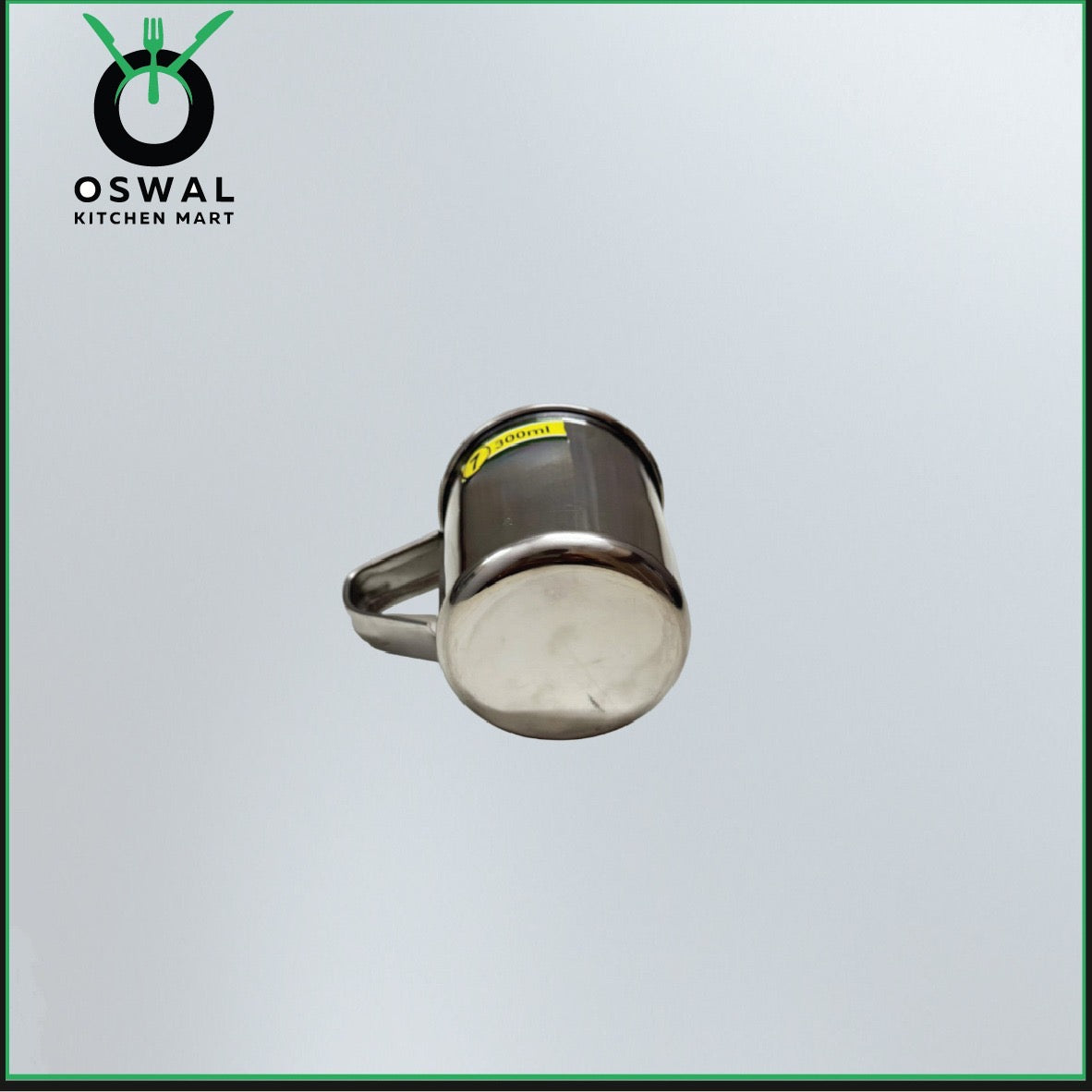 Stainless Steel Mug 300ML |Stainless Steel Coffee Mug | Steel Cup with Handle | Steel Cups for Tea for Home, Travel, Outdoor | Tea, Coffee & Milk Mug | Rust-Proof Camping & Hiking Mug (Pack Of 1)