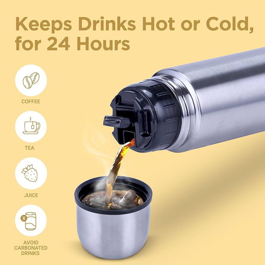 Milton Flip Lid 750ML Thermosteel 24 Hours Hot And Cold Flask