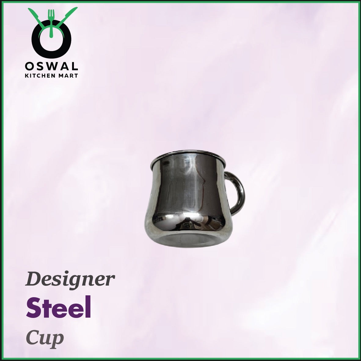 Stainless Steel 2No. Belly Shape Mug– 450ML Approx | Stylish Tea & Coffee Mug | Pack of 1