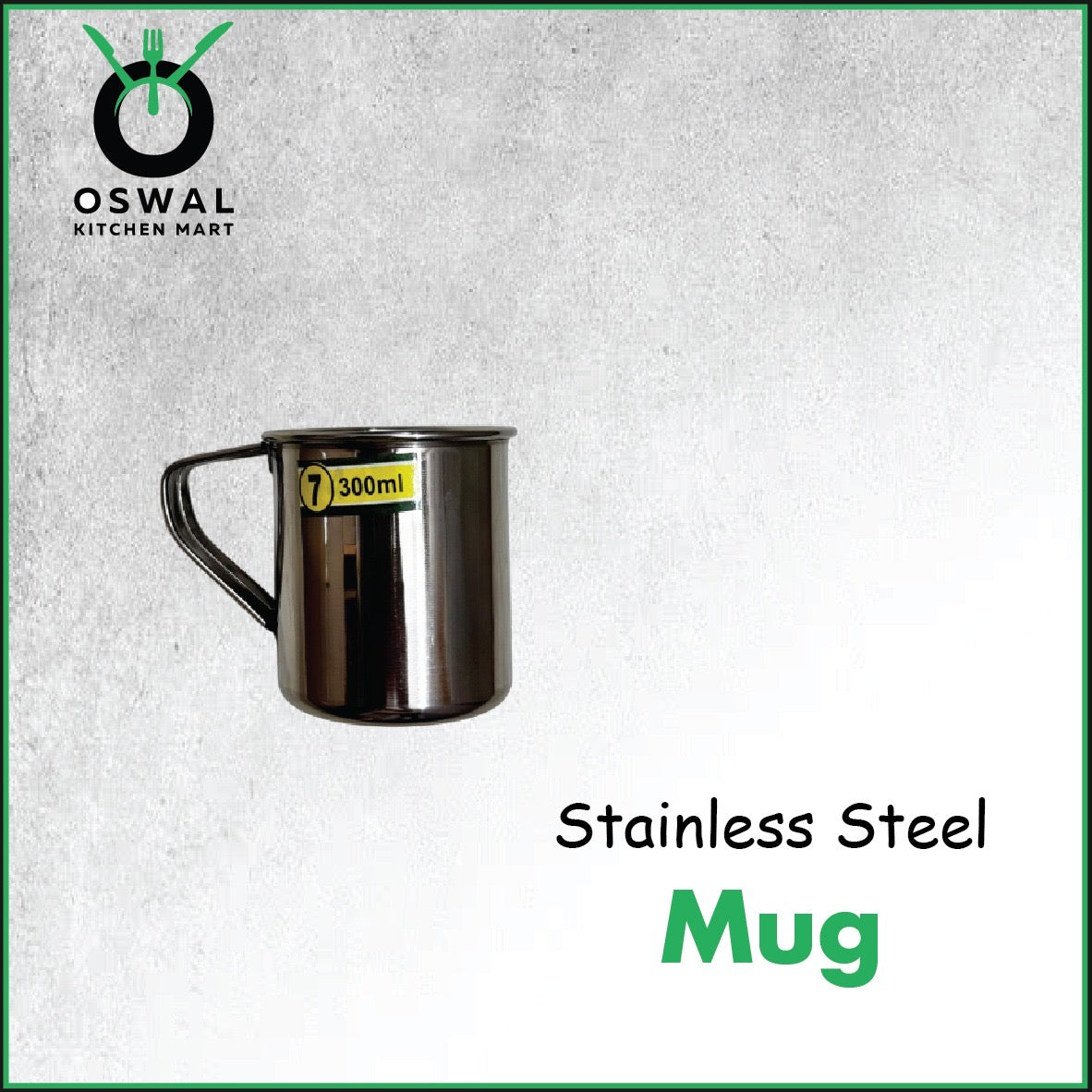 Stainless Steel Mug 300ML |Stainless Steel Coffee Mug | Steel Cup with Handle | Steel Cups for Tea for Home, Travel, Outdoor | Tea, Coffee & Milk Mug | Rust-Proof Camping & Hiking Mug (Pack Of 1)