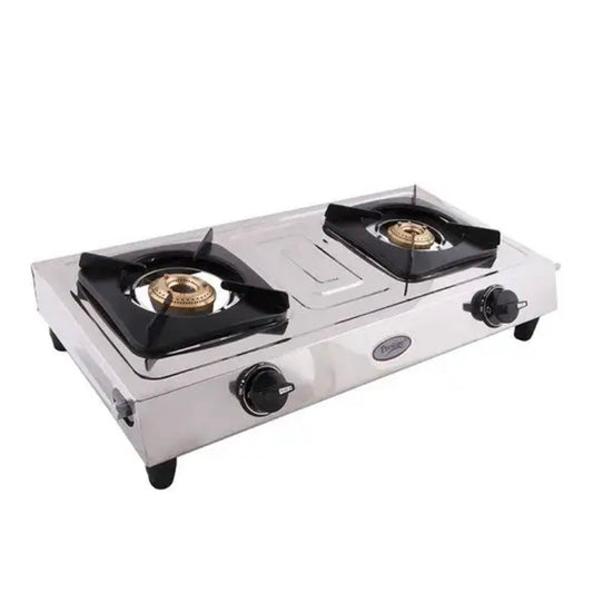 Prestige Star Stainless Steel 2 Burners Gas Stove