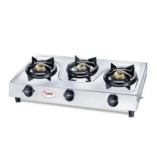 Prestige Prime Stainless Steel 3 Burners Gas Stove